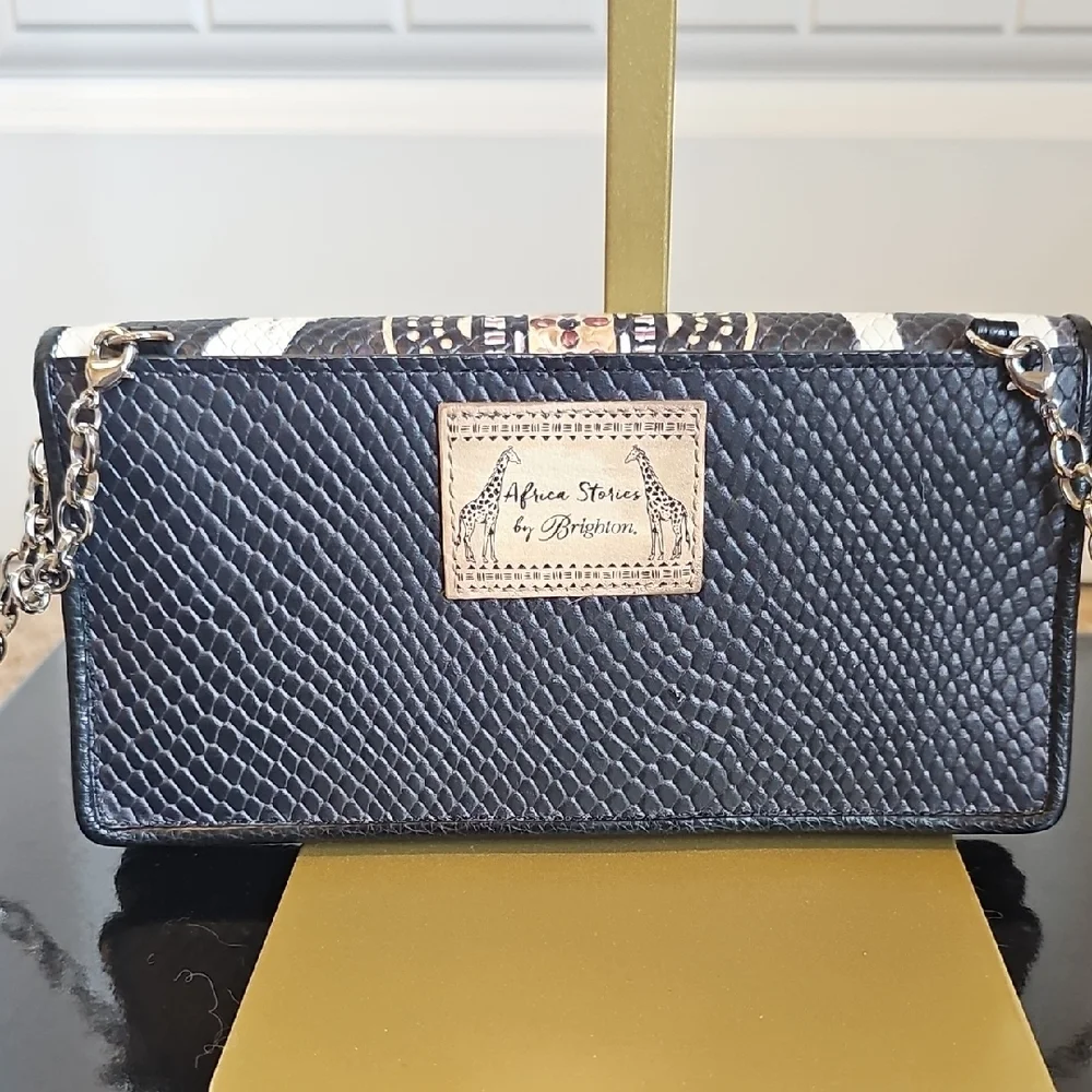 Brighton AFRICA STORIES Rockmore Wallet T35103  NWOT With Dustbag